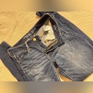 American eagle mid rise skinny